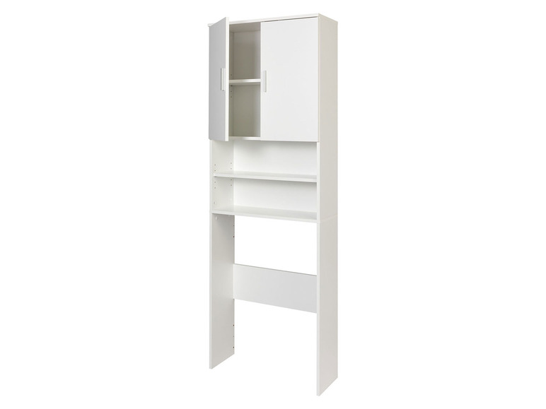 Aller en mode plein écran : LIVARNO home Meuble pour lave-linge Liverpool, 64,5 x 190 x 25 cm, blanc - Image 1