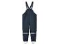Salopette imperméable bleu marine pour enfants.