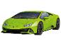 Puzzle 3D Lamborghini Huracán EVO vert néon