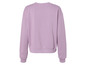 Sweat-shirt lilas à manches longues.