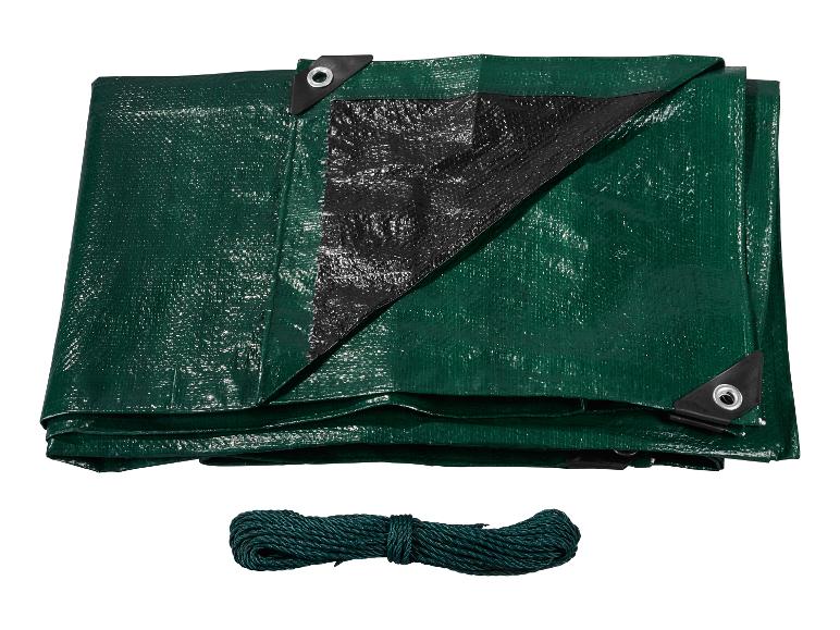 Bâche verte avec corde