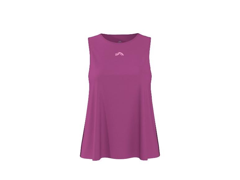 Débardeur de sport fuchsia pour femme avec logo.