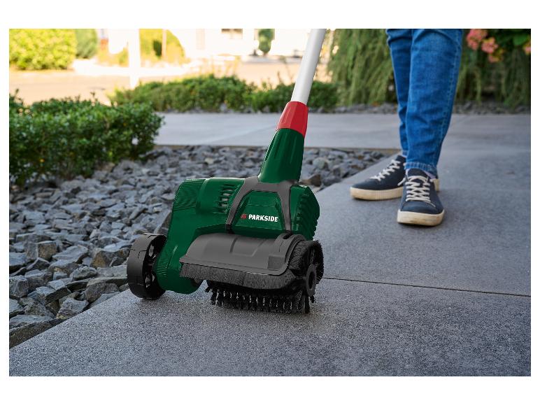 Nettoyeur de joints Parkside : nettoyage efficace des allées.