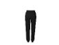 Pantalon de jogging noir avec taille élastique et chevilles resserrées, vue arrière.