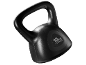 Kettlebell noir de 10 kg avec le texte « 10 KG » sur le côté.