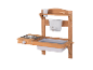 Cuisine en bois Roba pour enfant avec évier et cuisinière.