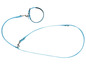 Collier et laisse pour chien bleu.