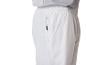 Pantalon blanc élégant avec poches zippées.