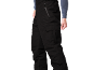 Pantalon cargo noir pour homme avec fermeture éclair et poches