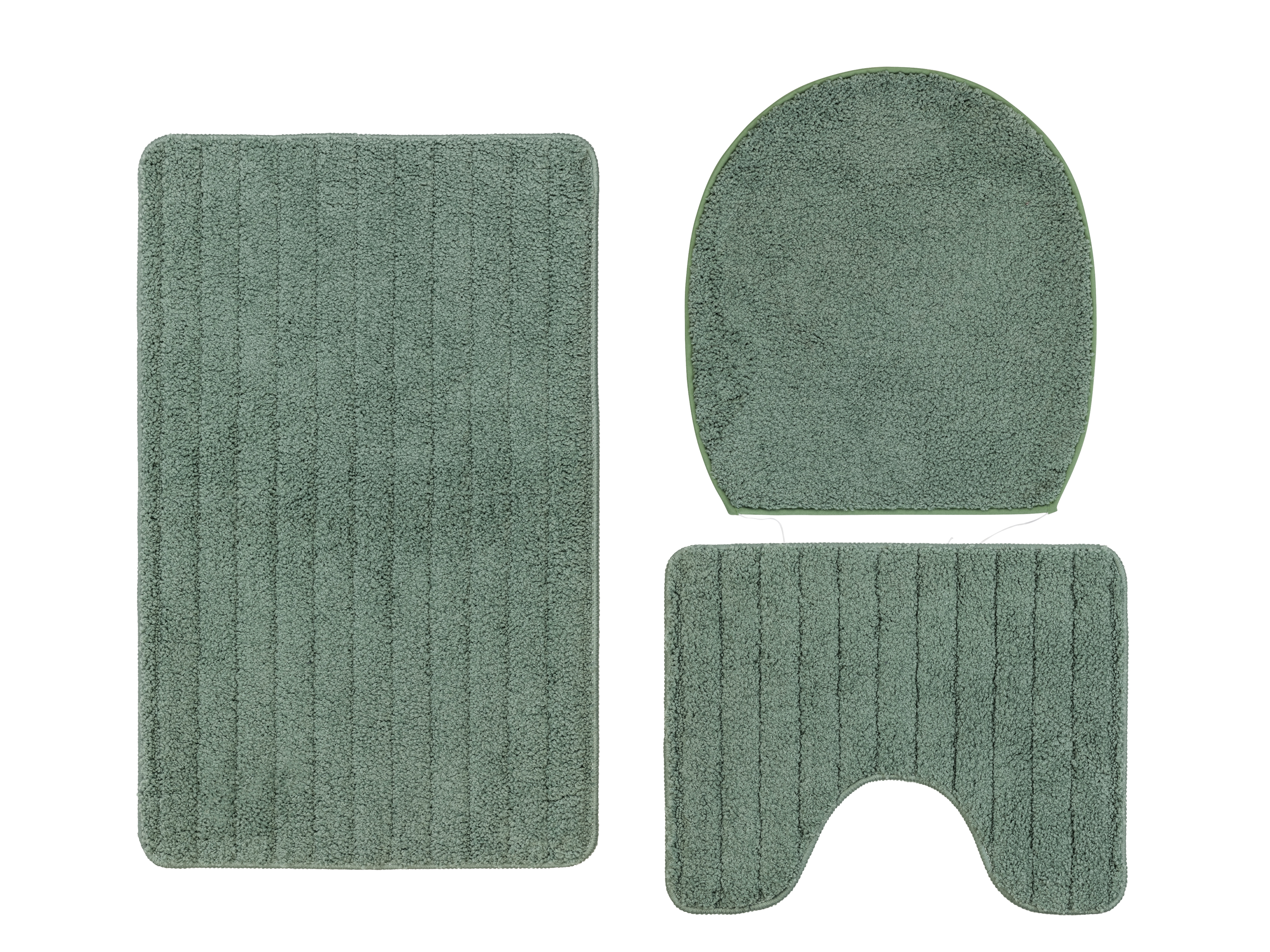 LIVARNO home Tapis de salle de bain (avec découpure, vert)