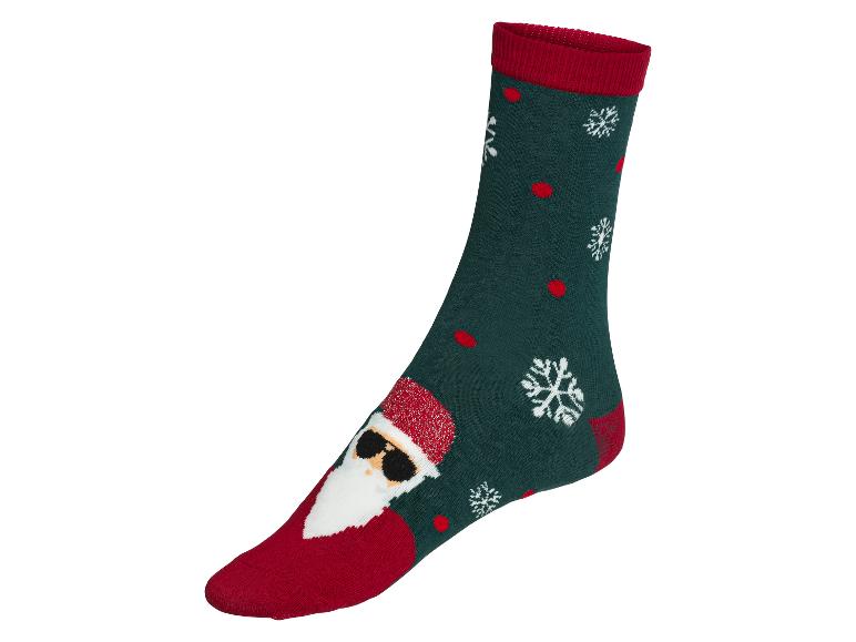 esmara® Lot de 3 paires de chaussettes motif Noël Femme 3