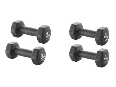 CRIVIT Lot d'haltères, 2x 3 kg ou 2x 4 kg
