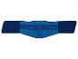 Ceinture de soutien dorsal bleue avec design texturé.