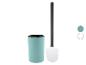 Ensemble de brosse et support pour toilettes, couleur menthe à l'eau.
