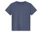 T-shirt bleu marine à manches courtes pour enfant.
