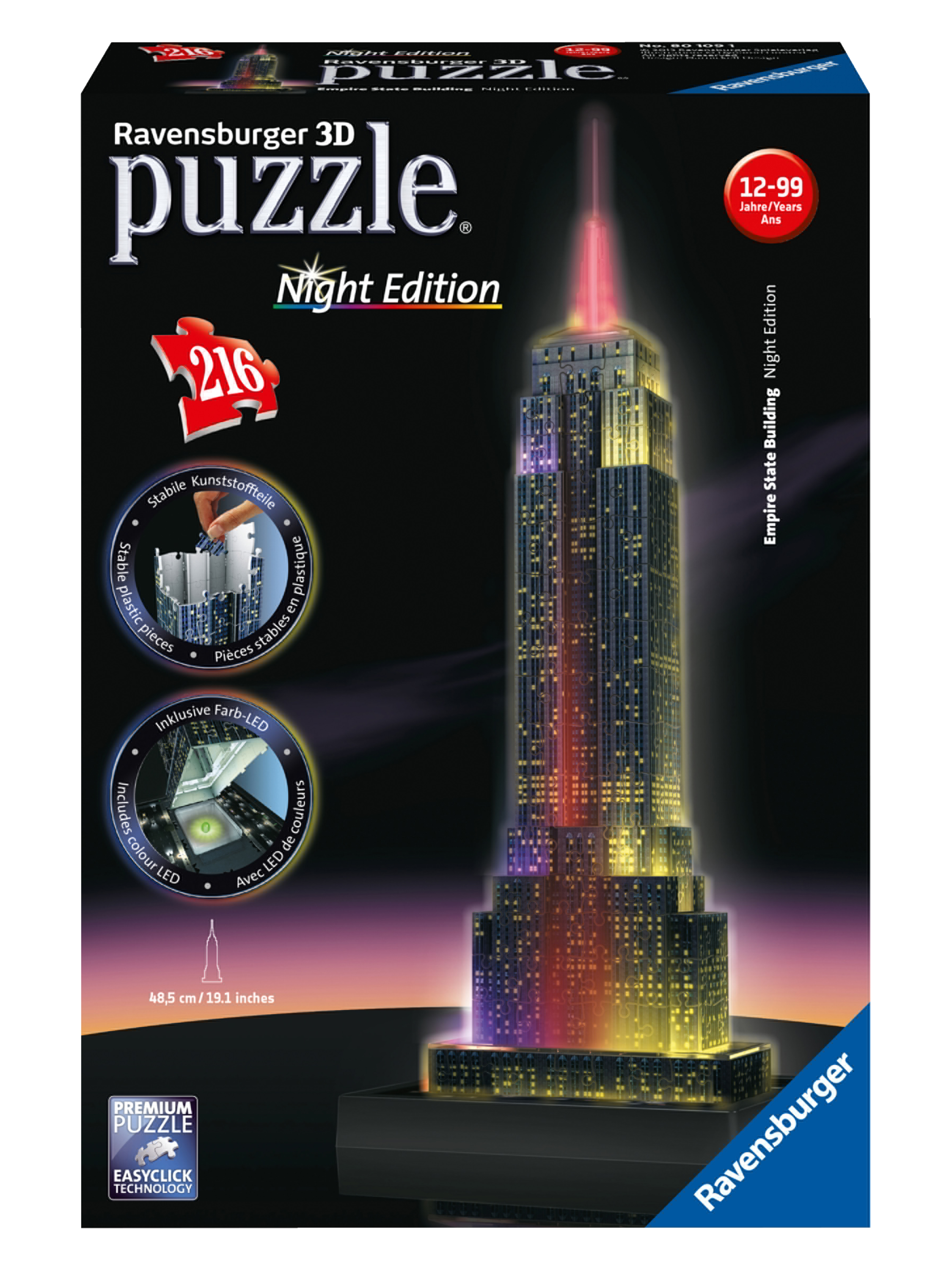 RAVENSBURGER Puzzle 3D LED la maison de la Forêt - vue 4