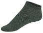 Chaussette mi-bas, vert foncé, en tissu.