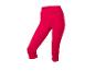 Legging capri rouge taille haute pour femme