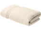 Serviette de bain beige pliée