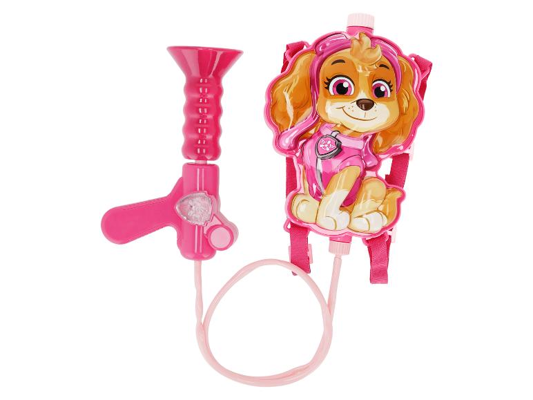 Pistolet à eau rose avec sac à dos Pat' Patrouille Skye
