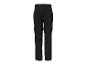 Pantalon de randonnée noir convertible pour femme.