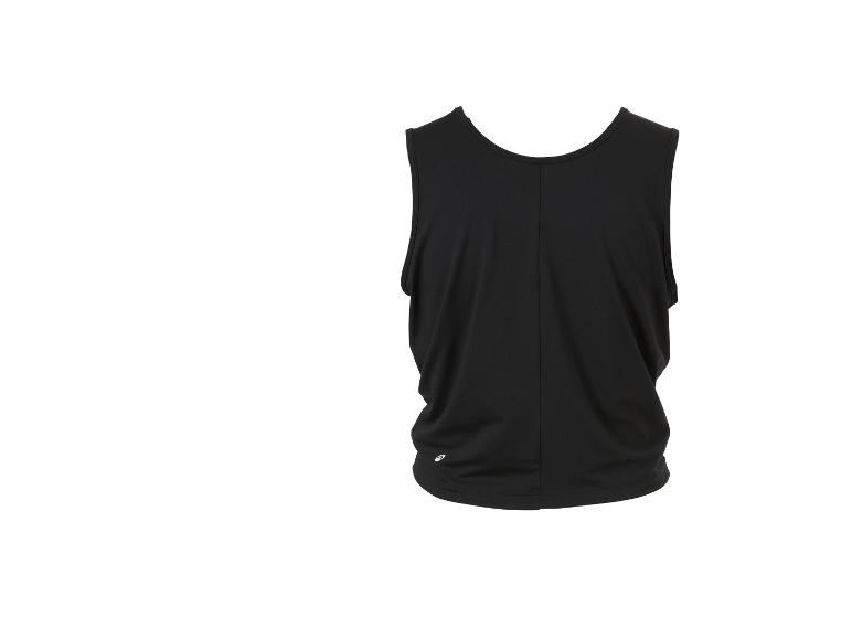 Débardeur d'entraînement noir pour femme