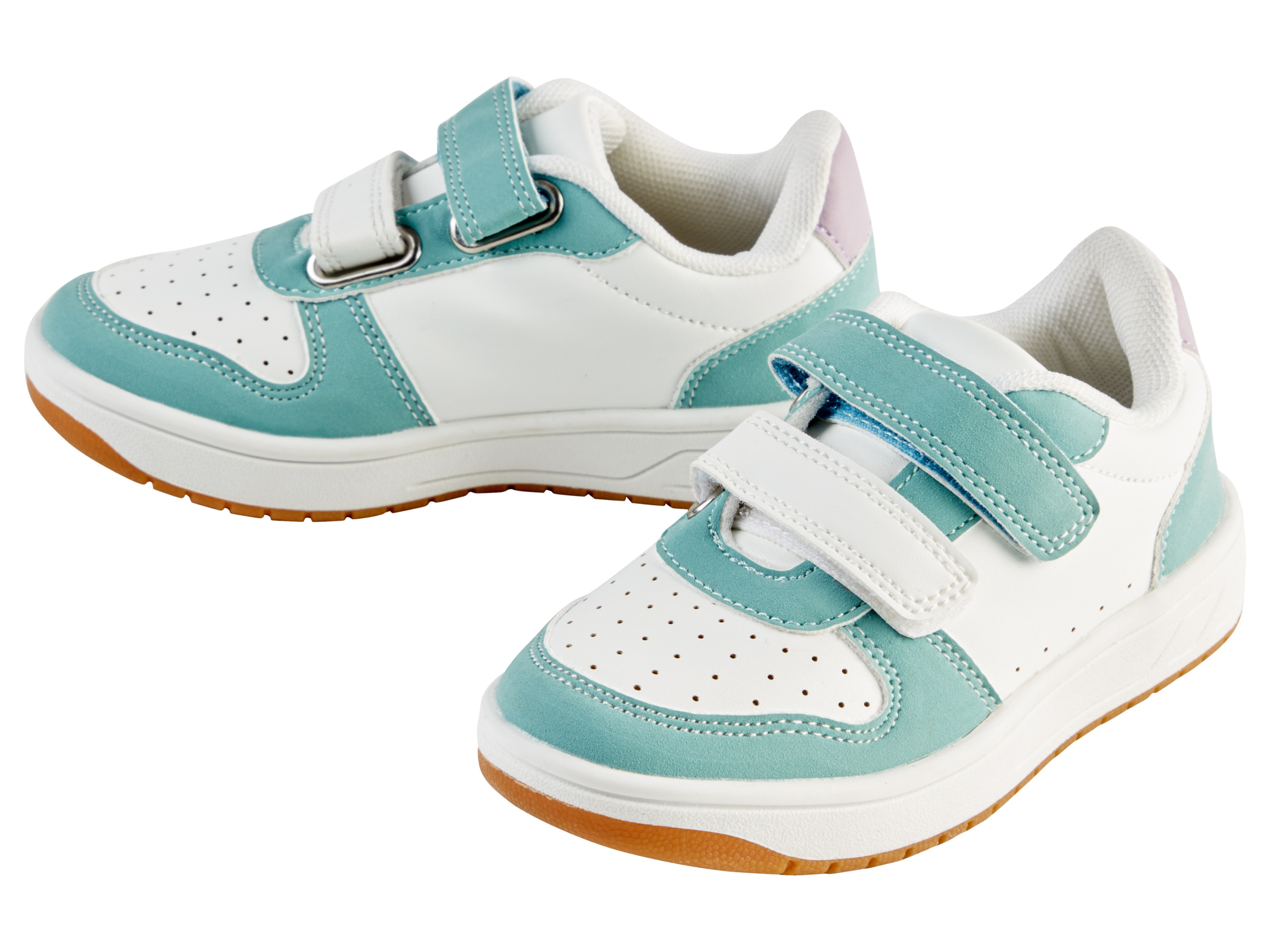 lupilu® Sneakers petite fille ou petit garçon (blanc/menthe, 25)