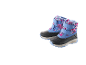 Bottes d'hiver pour enfants avec motif bleu et rose