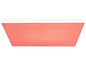 Un classeur rose avec une bordure blanche.