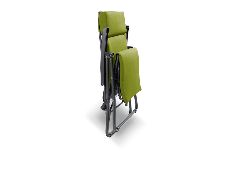 Aller en mode plein écran : LIVARNO home Fauteuil relax avec revêtement, vert/anthracite - Image 4