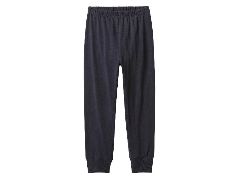 Pantalon de jogging bleu foncé pour enfant.