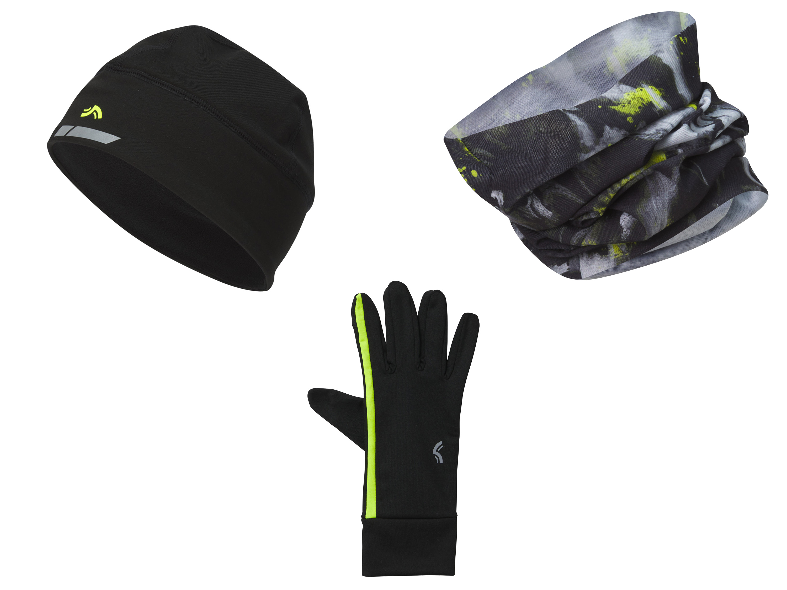 CRIVIT Bonnet, tour de cou ou gants fonctionnels