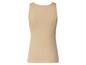 Débardeur beige pour femme.