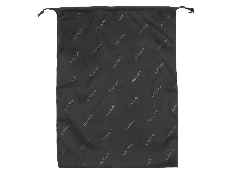 Sac en tissu noir Esmara avec cordon de serrage