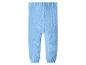 Pantalon tricoté bleu clair pour bébé