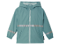 Veste imperméable Rains pour enfant, couleur bleu-vert.
