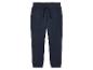 Pantalon de survêtement bleu marine avec cordon.