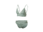 Bikini vert menthe deux pièces.