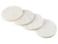 Quatre sous-verres ronds en marbre.