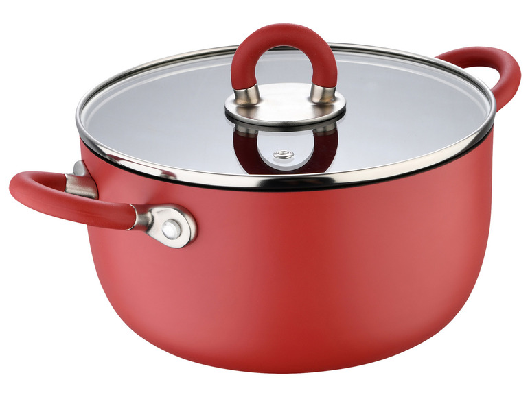 Aller en mode plein écran : Masterpro by ALESSI Sauteuse en aluminium avec couvercle, Ø 20 x 10,5 cm - Image 2