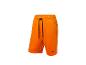 Shorts oranges à cordon, style sport.