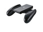 Une manette Nintendo Switch noire avec des Joy-Cons.