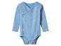 Body bébé bleu clair à manches longues avec boutons-pression