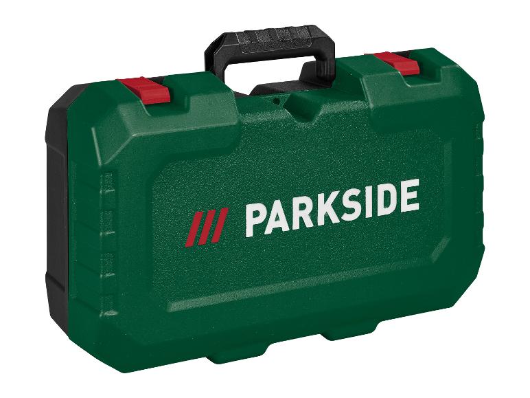 Boîte à outils verte Parkside.