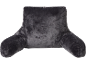 Coussin de lecture gris avec accoudoirs