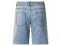Short en jean bleu clair avec poches arrière, vue de dos
