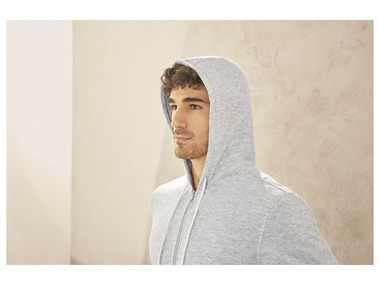 LIVERGY® Sweat zippé à capuche homme
