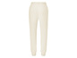 Pantalon de jogging blanc et doux pour femme.