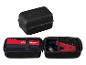 Étui noir avec un démarreur de batterie Ultimate Speed rouge.