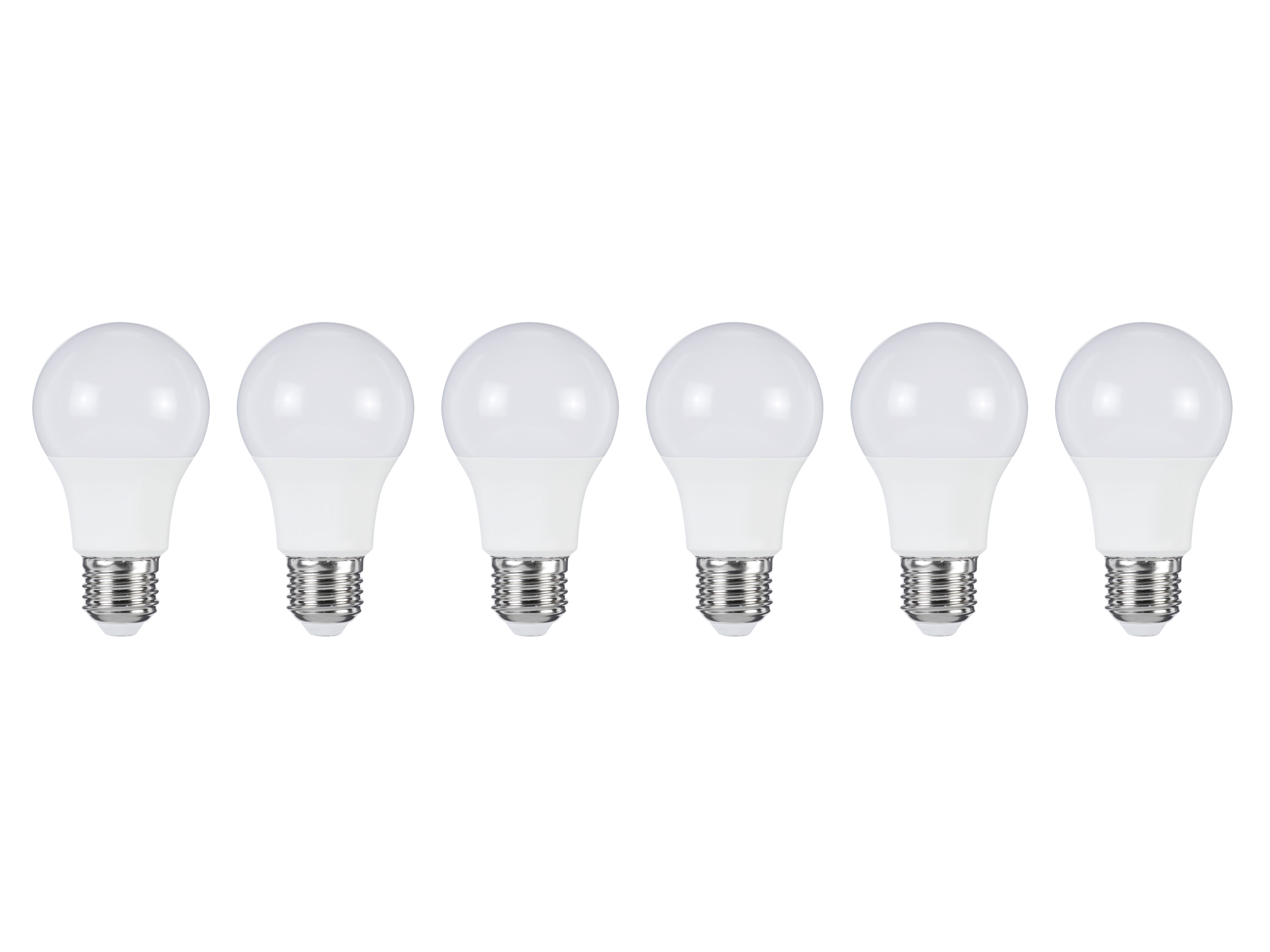 LIVARNO home Lot de 6 ampoules LED (poire transparant E27)
